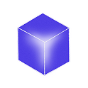 Purple cube icon