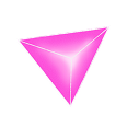 Pink triangle icon